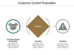 Customer control proposition ppt powerpoint presentation outline picture cpb