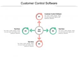 Customer control software ppt powerpoint presentation infographics icon cpb