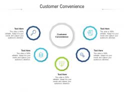 Customer convenience ppt powerpoint presentation pictures designs cpb