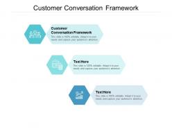 Customer conversation framework ppt powerpoint presentation gallery format cpb