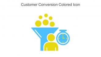 Customer Conversion Colored Icon In Powerpoint Pptx Png And Editable Eps Format