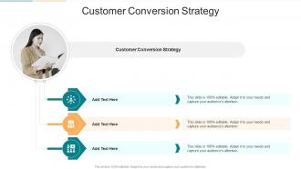 Customer Conversion Strategy In Powerpoint And Google Slides Cpb