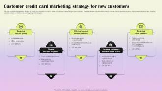 Customer Credit Card Marketing Strategy For New Customers