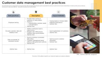 Customer Data Management Best Practices