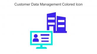 Customer Data Management Colored Icon In Powerpoint Pptx Png And Editable Eps Format