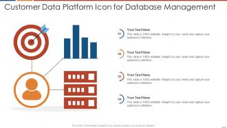 Customer data platform icon for database management