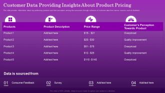 Customer Data Providing Insights About Product Pricing Ensuring Organizational Growth Through Data