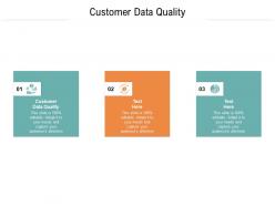 Customer data quality ppt powerpoint presentation show brochure cpb
