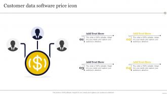Customer Data Software Price Icon