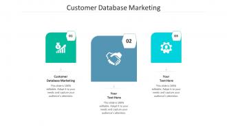 Customer database marketing ppt powerpoint presentation outline introduction cpb