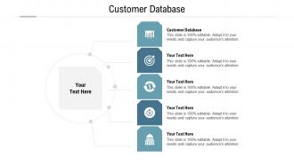 Customer database ppt powerpoint presentation file themes cpb