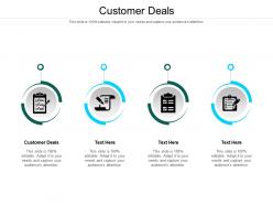 Customer deals ppt powerpoint presentation infographics background image cpb