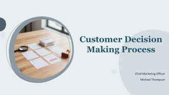 Customer Decision Making Process PPT Guidelines VA