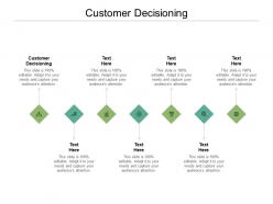 Customer decisioning ppt powerpoint presentation professional examples cpb
