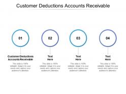 Customer deductions accounts receivable ppt powerpoint presentation gallery picture cpb
