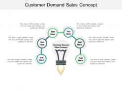 Customer demand sales concept ppt powerpoint presentation infographics objects cpb