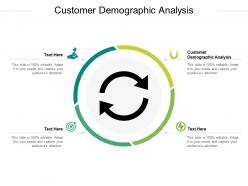 Customer demographic analysis ppt powerpoint presentation styles show cpb