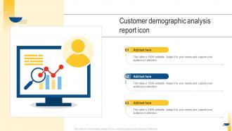 Customer Demographic Analysis Report Icon