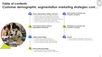 Customer Demographic Segmentation Marketing Strategies Powerpoint Presentation Slides MKT CD V Template Adaptable