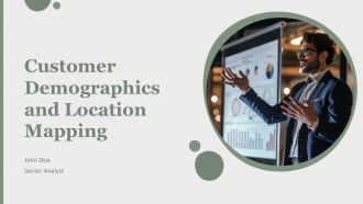 Customer Demographics And Location Mapping PPT Example AT