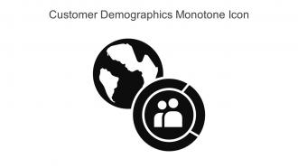 Customer Demographics Monotone Icon In Powerpoint Pptx Png And Editable Eps Format
