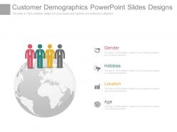Customer demographics powerpoint slides designs