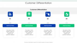 Customer Differentiation In Powerpoint And Google Slides Cpb
