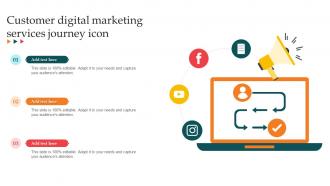 Customer Digital Marketing Services Journey Icon