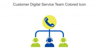 Customer Digital Service Team Colored Icon In Powerpoint Pptx Png And Editable Eps Format