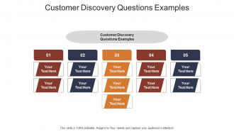 Customer discovery questions examples ppt powerpoint presentation structure cpb