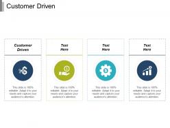 Customer driven ppt powerpoint presentation infographic template slides cpb