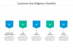 Customer due diligence checklist ppt powerpoint presentation outline slide download cpb