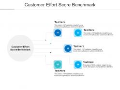 Customer effort score benchmark ppt powerpoint presentation model background cpb