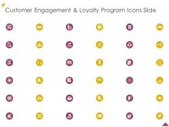 Customer engagement and loyalty program icons slide ppt powerpoint presentation
