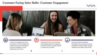 Customer Engagement As A Customer Facing Sales Skill Training Ppt