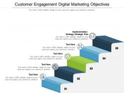 Customer engagement digital marketing objectives ppt powerpoint presentation outline guidelines cpb