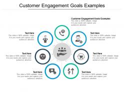 Customer engagement goals examples ppt powerpoint presentation outline ideas cpb