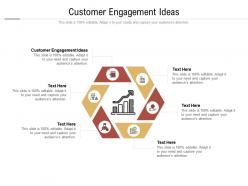 Customer engagement ideas ppt powerpoint presentation outline cpb