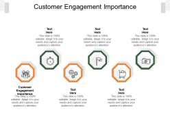 Customer engagement importance ppt powerpoint presentation visual aids infographics cpb