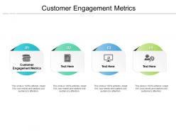 Customer engagement metrics ppt powerpoint presentation gallery sample cpb