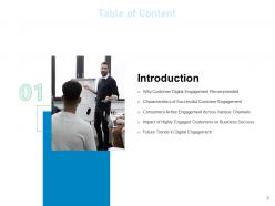 Customer engagement on online platform powerpoint presentation slides