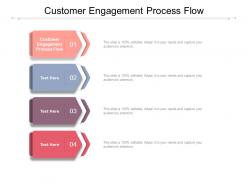 Customer engagement process flow ppt powerpoint presentation outline cpb