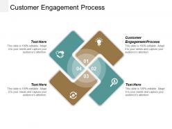 Customer engagement process ppt powerpoint presentation gallery format ideas cpb
