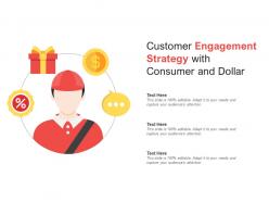Customer engagement strategy with consumer and dollar