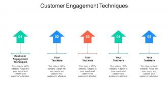 Customer engagement techniques ppt powerpoint presentation influencers cpb