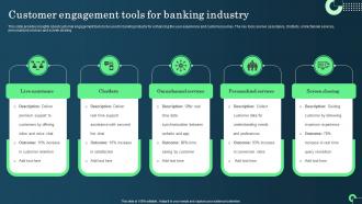 Customer Engagement Tools For Banking Industry