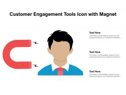 Customer Engagement Tools Icon With Magnet