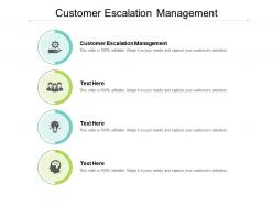 Customer escalation management ppt powerpoint presentation layouts graphics template cpb