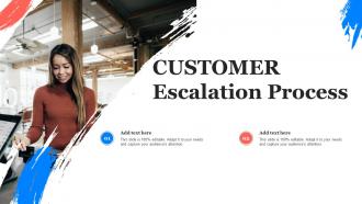 Customer Escalation Process Ppt Powerpoint Presentation File Microsoft