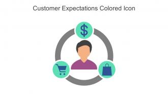 Customer Expectations Colored Icon In Powerpoint Pptx Png And Editable Eps Format